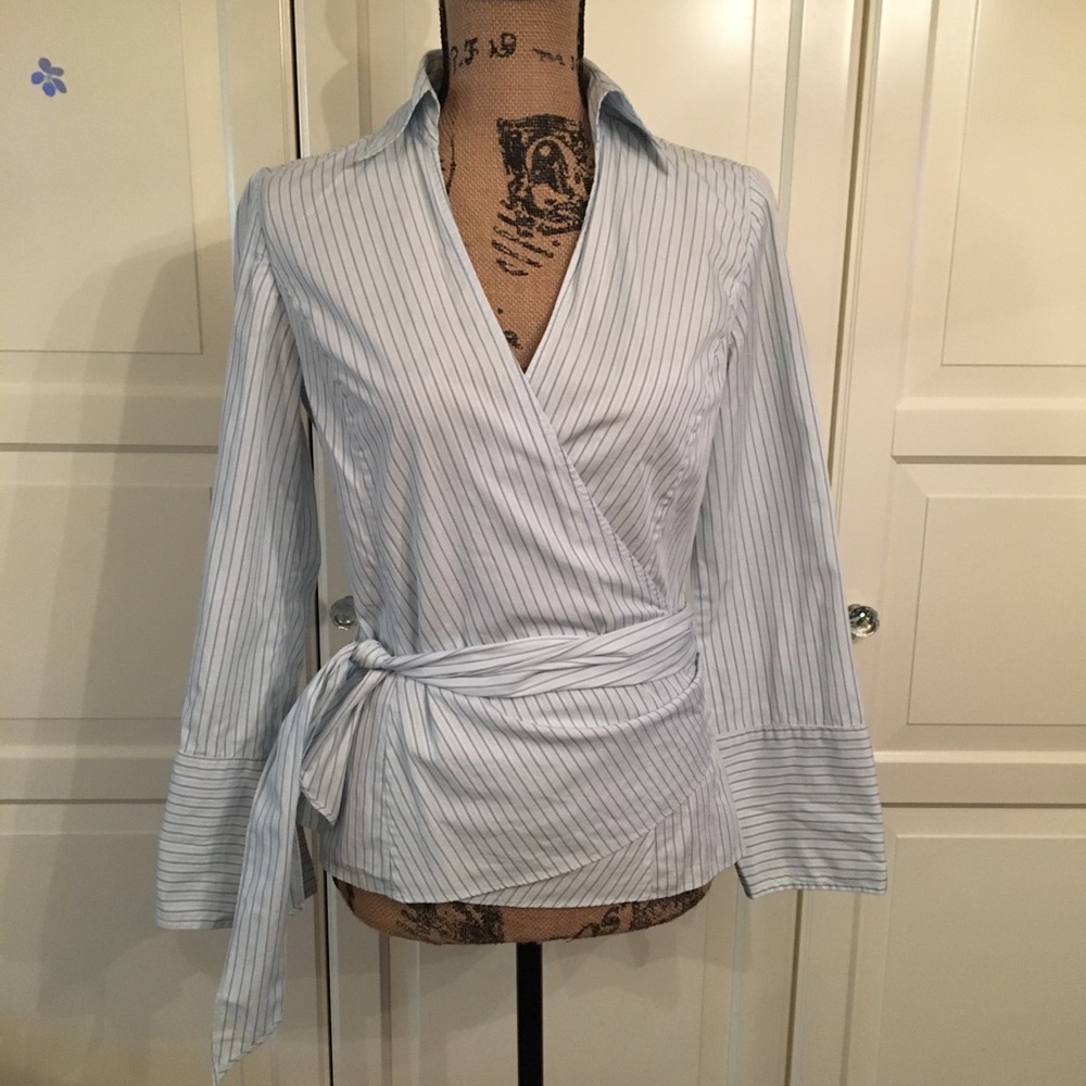 Ann Taylor Wrap Shirt